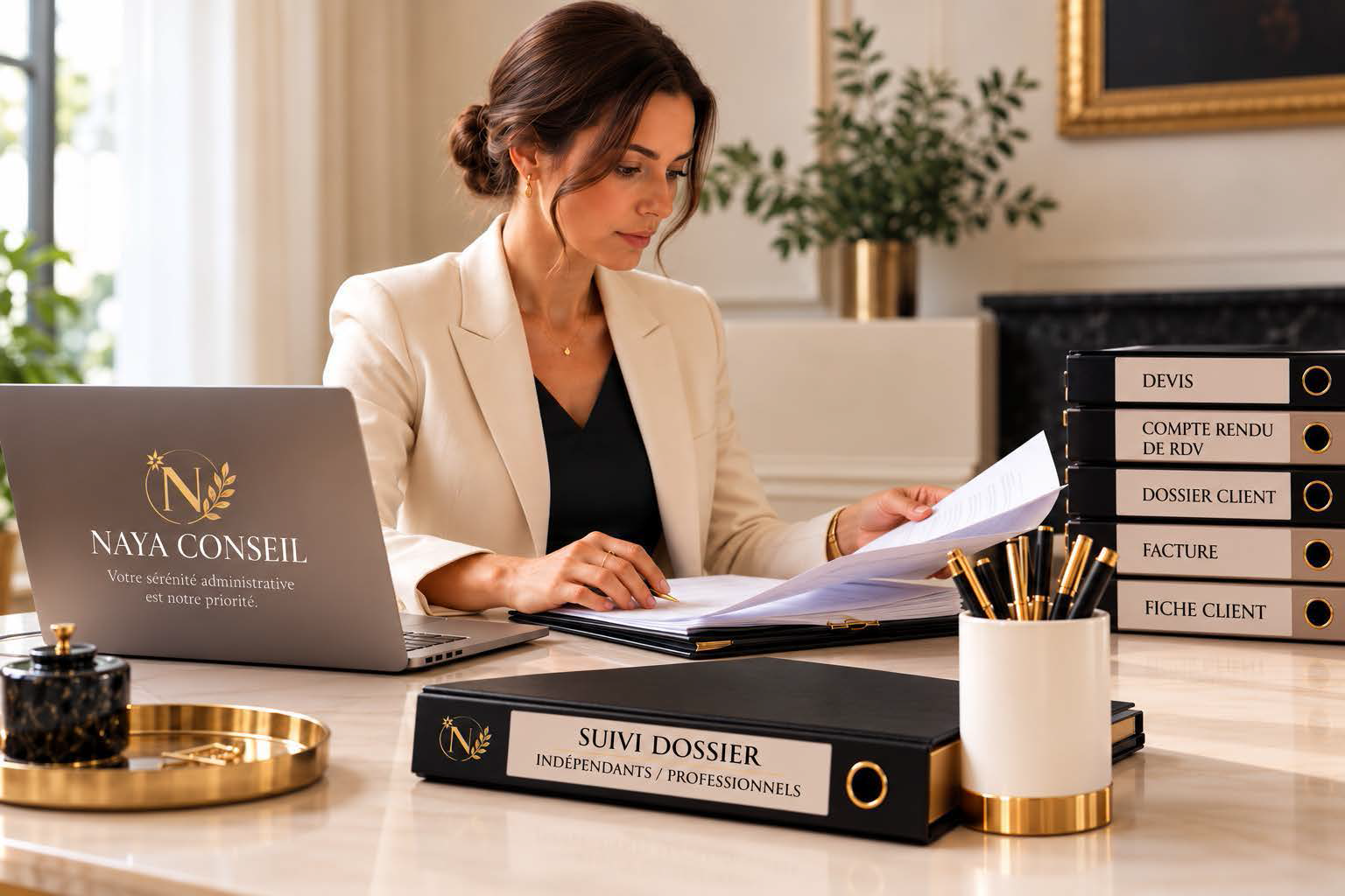 Organisation attentive de documents administratifs